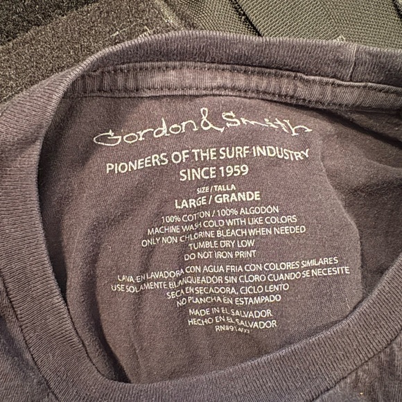 Surf Club Black Tee - Picture 3 of 3